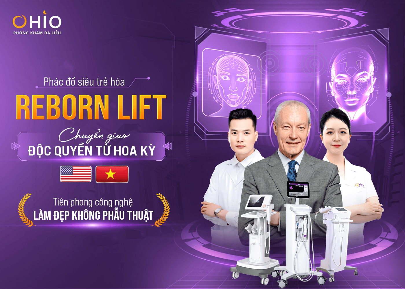 Công Nghệ Trẻ Hóa Da Đa Điểm Reborn Lift