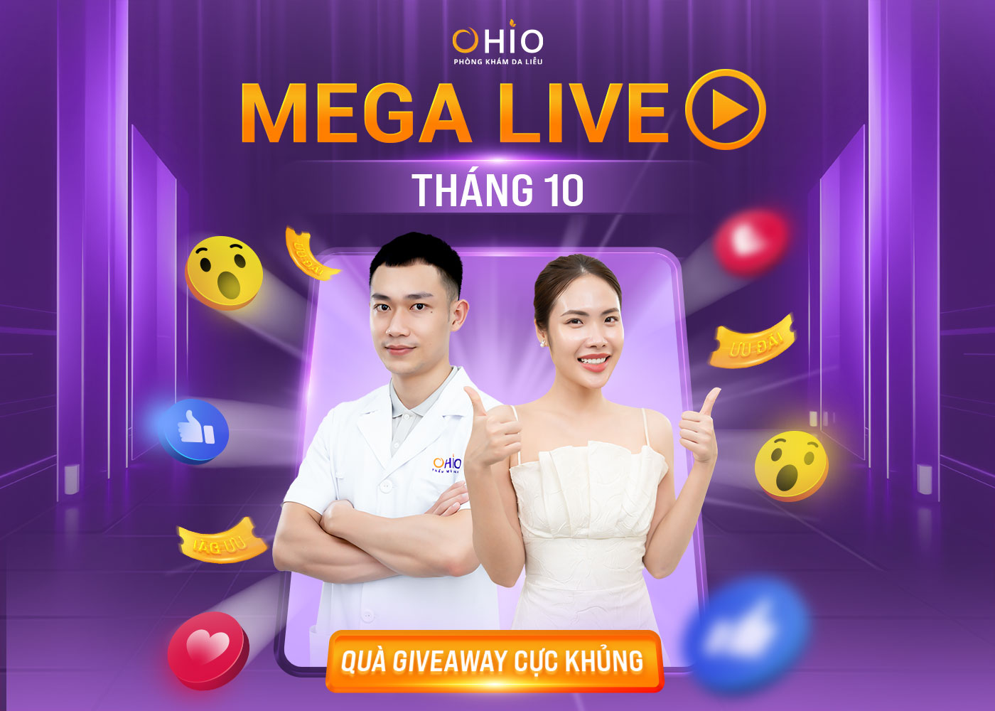 Mega Livestream với nhiều phần quà hấp dẫn