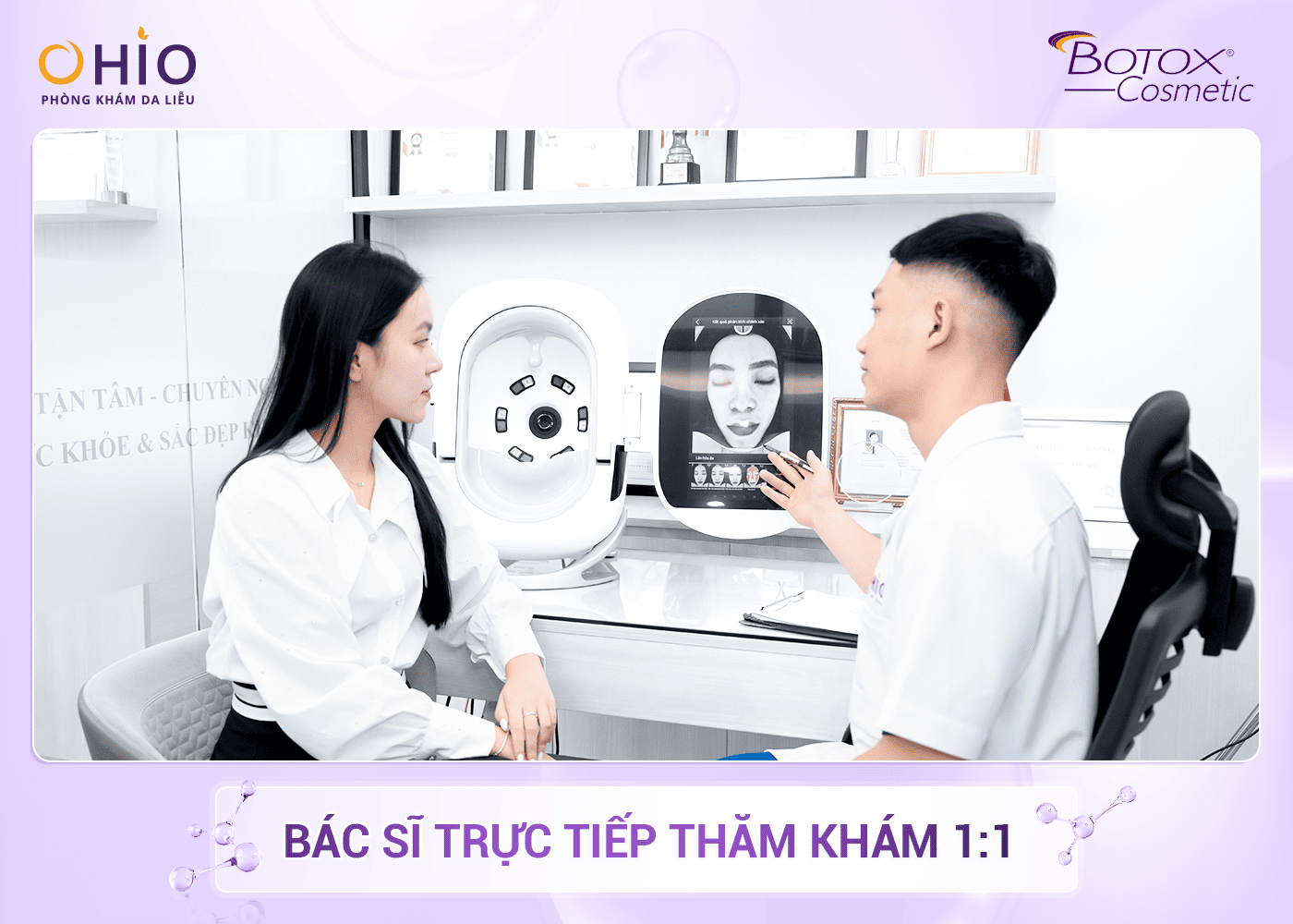 Thăm khám trực tiếp với bác sĩ 